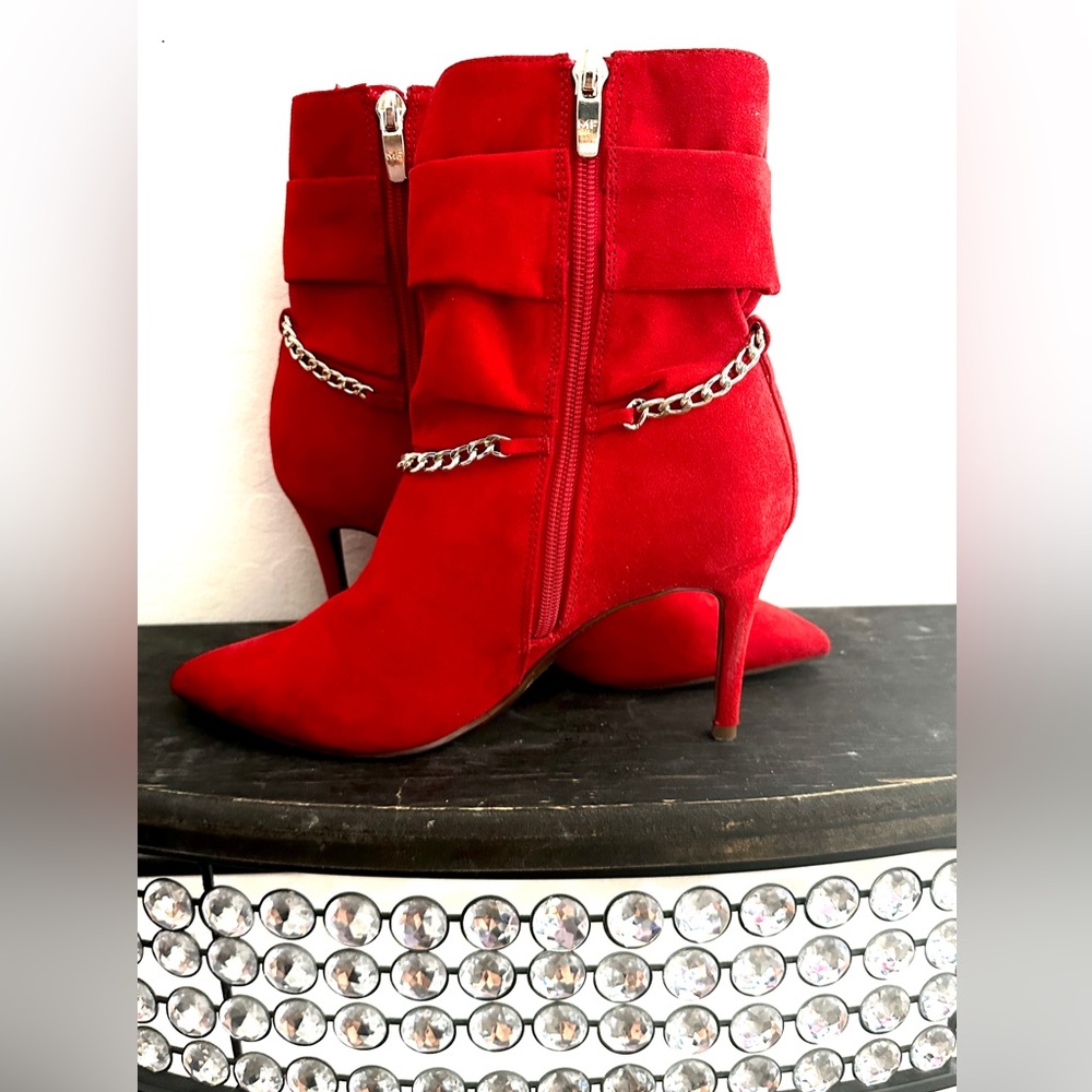 Red hot 🥵 heels boots